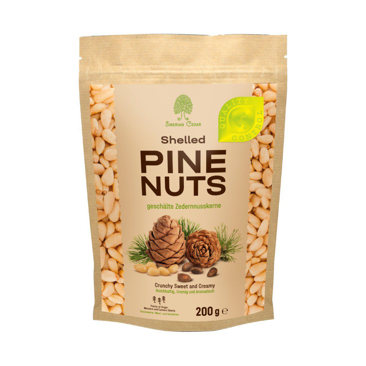 Cedar nuts kernels